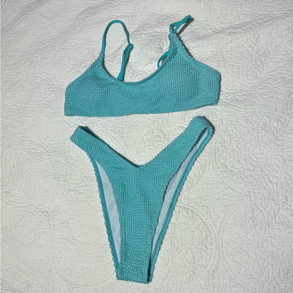 NWOT Shein‎ turquoise bikini size S